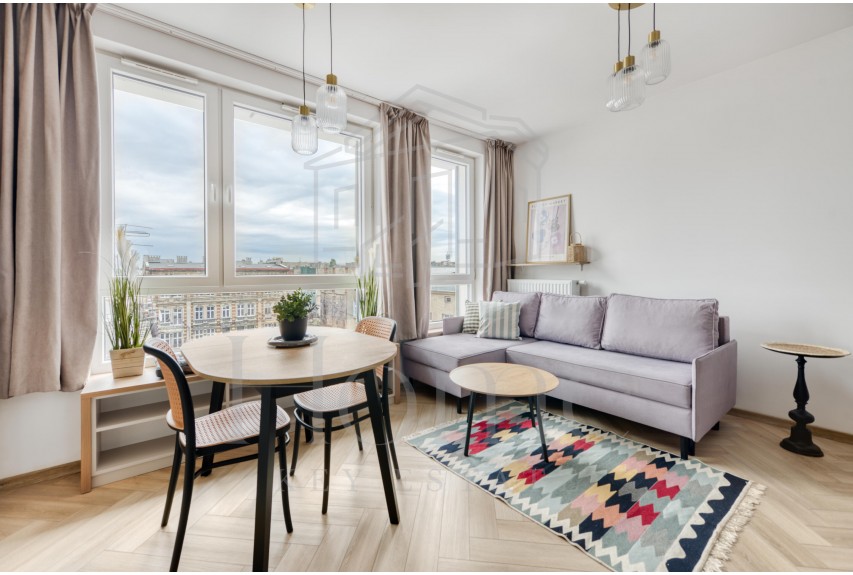 Ł&oacute;dź, Ł&oacute;dź-Śr&oacute;dmieście, Ogrodowa, Nowoczesna kawalerka przy Manufakturze